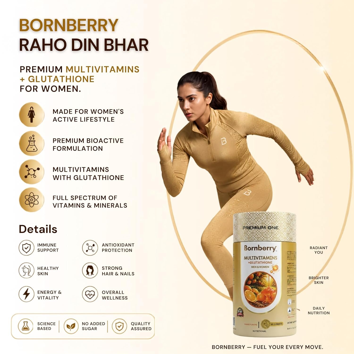 Bornberry Multivitamins + Glutathione