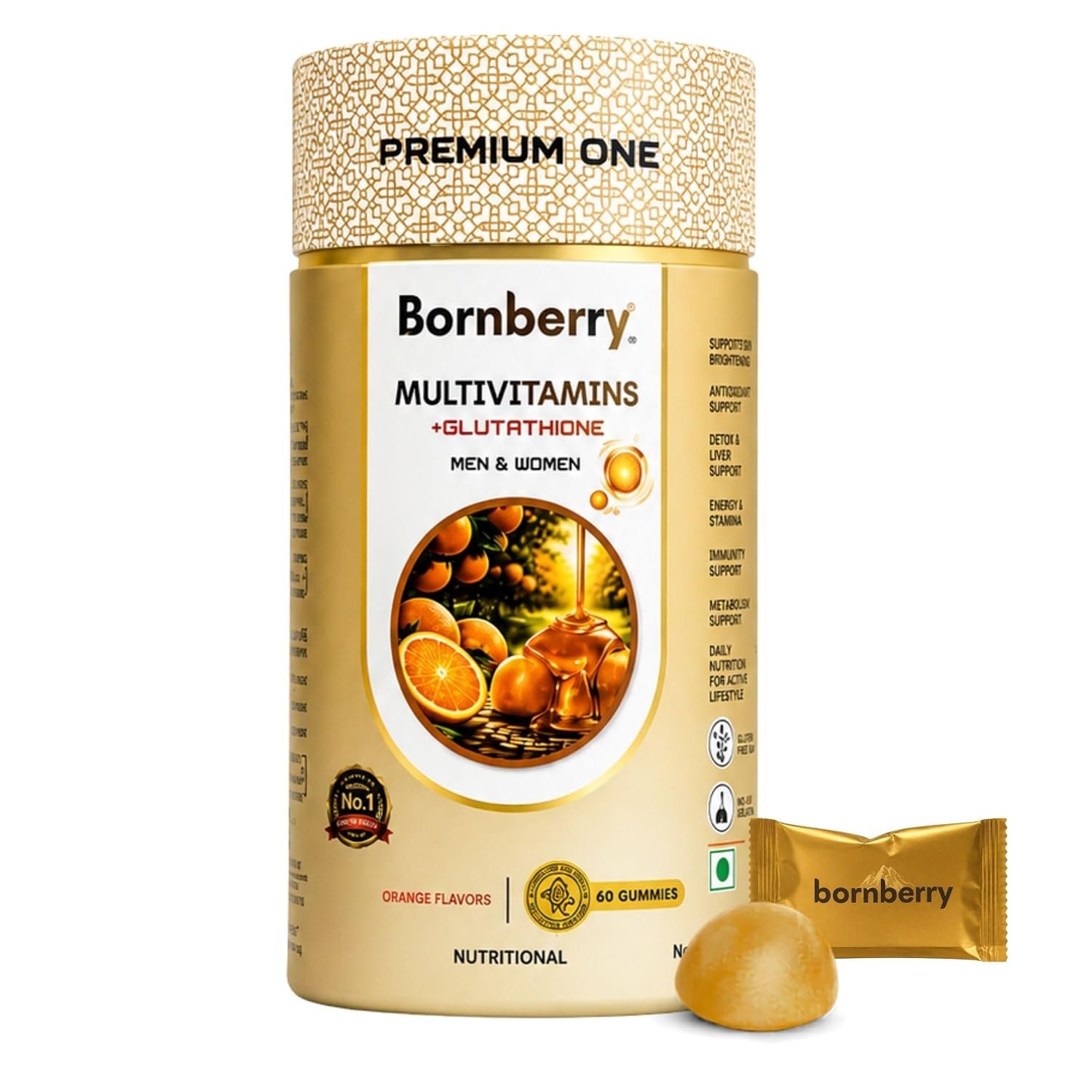Bornberry Multivitamins + Glutathione