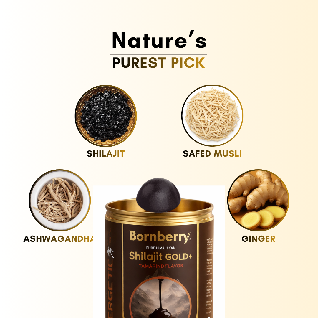 Pure shilaji resin + ashwagandha 